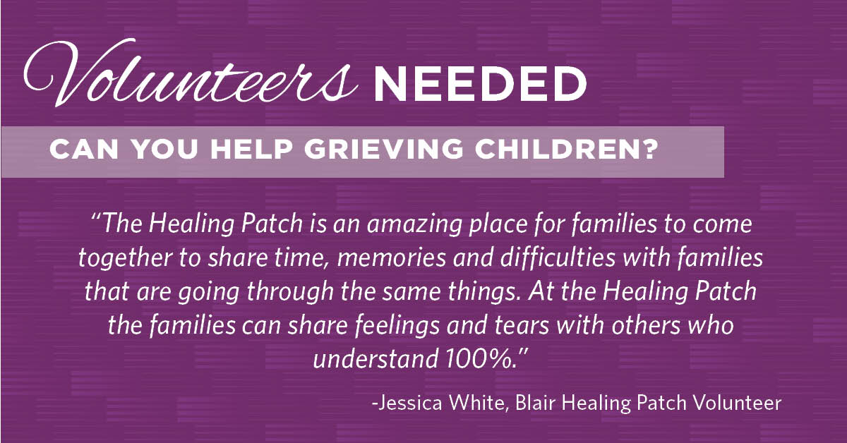 Volunteers Needed at the Healing Patch