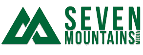 logo for seven mountains media