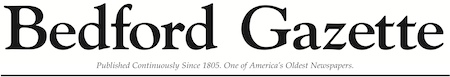 logo for the bedford gazette newspaper