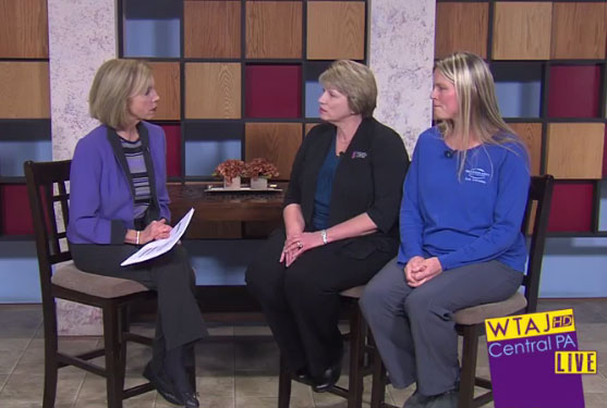 Diane Ringler, Early Intervention Manager and Speech-Language Pathologist, and Marla Wyland, Physical Therapist, interviewing with Central PA Live