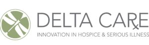 logo for delta care - innovation in hospice and serious illness