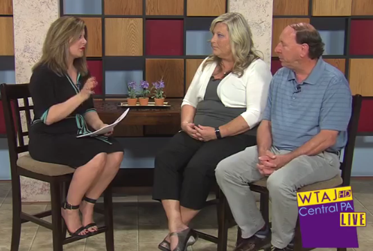 Kristen Barr, Adult Clinical Services Manager, and John Hooper, Care Coordinator Liaison on Central PA Live