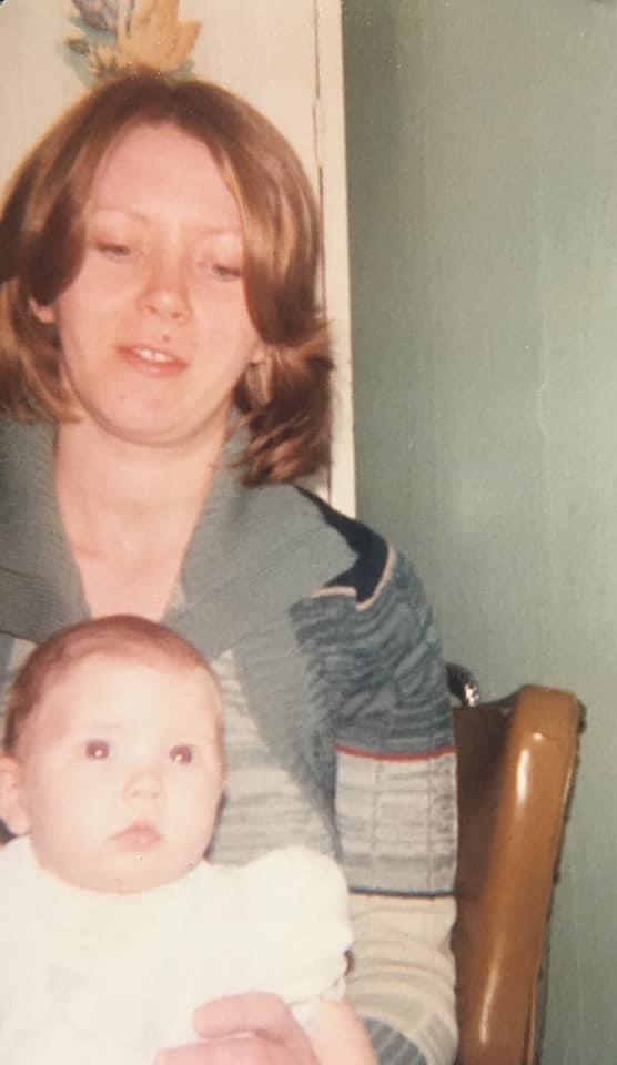 photo of Melody Ray, Healing Patch Coordinator and her mother in 1978