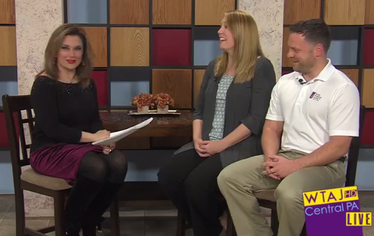 Regional Therapy Supervisor Michelle Jadlocki and Physical Therapist Nick Panaro on Central PA Live