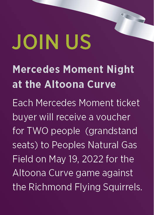 graphic anouncing that mercedes moment ticket purchasers get free vouchers for a sports game