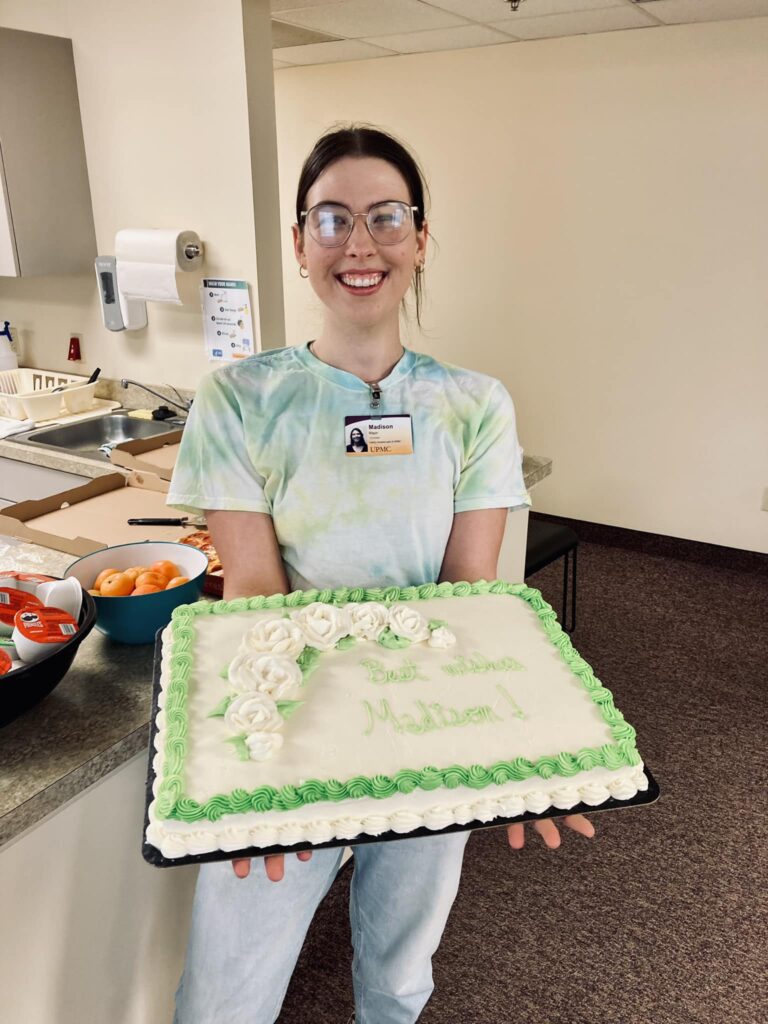 Cambria Teen Room Volunteer Madison Follansbee