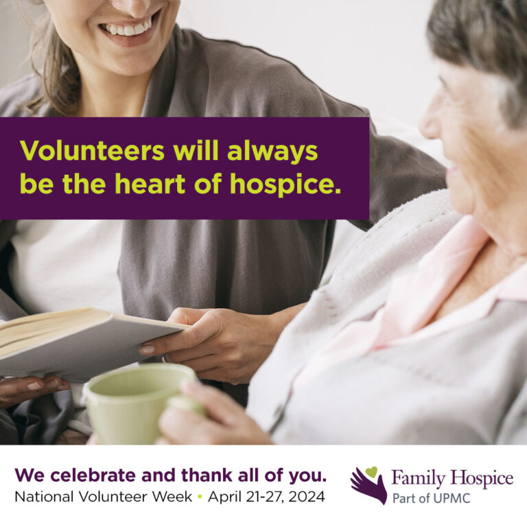 volunteers will always be the heart of hospice - national volunteer week - april 21 - 27, 2024